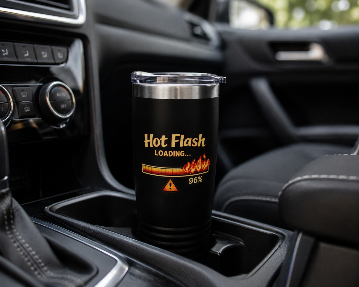 Hot Flash Loading™ Funny Menopause Support Tumbler -20oz