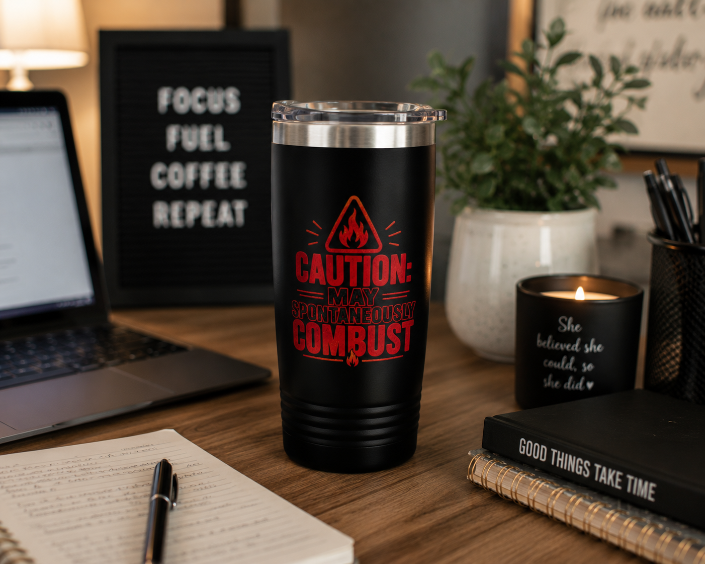 Hot Flash Loading™ Funny Menopause Support Tumbler -20oz